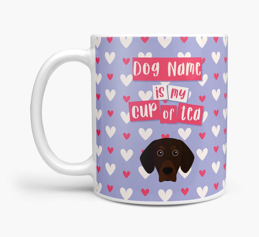 Personalised {breedFullName} '{dogsName} is my Cup of Tea' Mug
