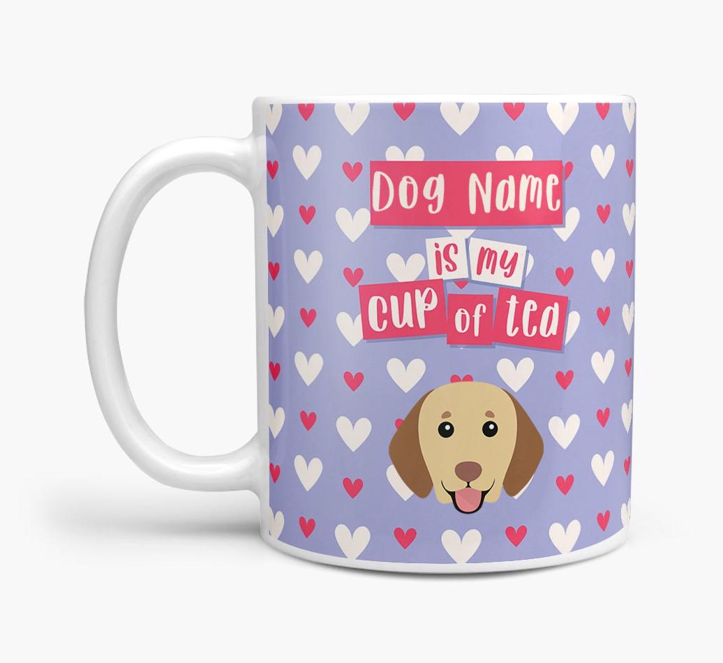 Personalised {breedFullName} '{dogsName} is my Cup of Tea' Mug