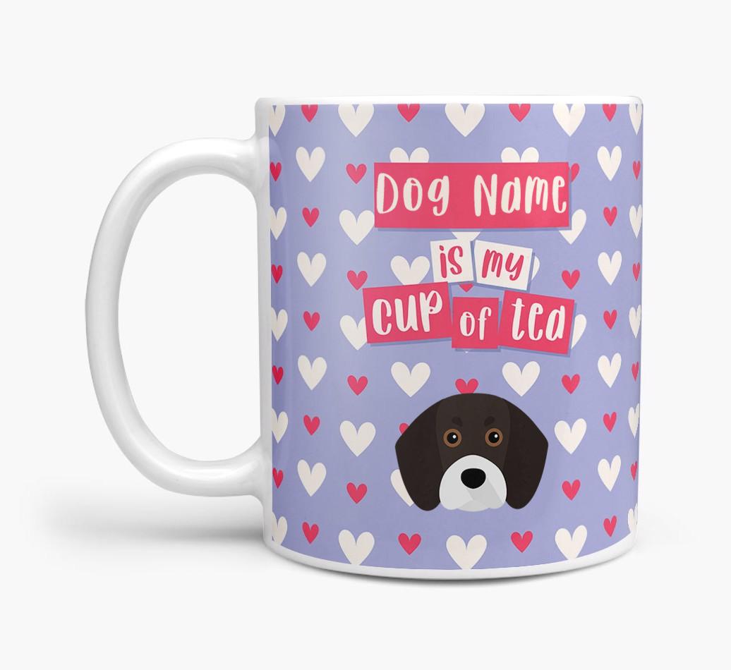 Personalised {breedFullName} '{dogsName} is my Cup of Tea' Mug