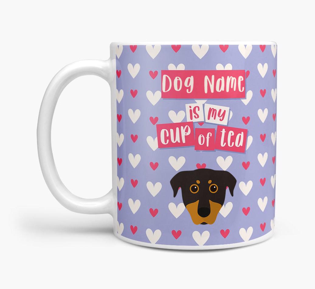 Personalised {breedFullName} '{dogsName} is my Cup of Tea' Mug