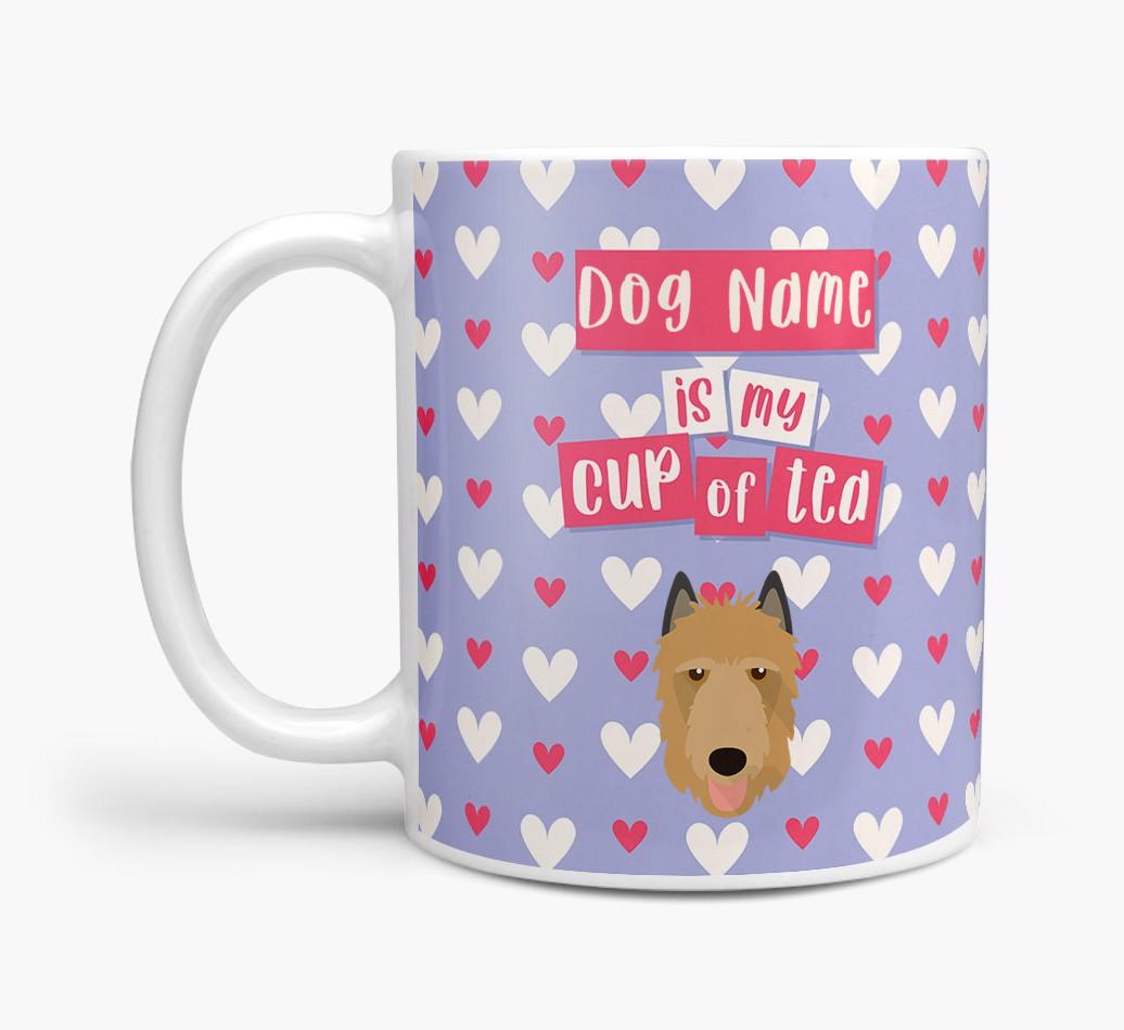 Personalised {breedFullName} '{dogsName} is my Cup of Tea' Mug