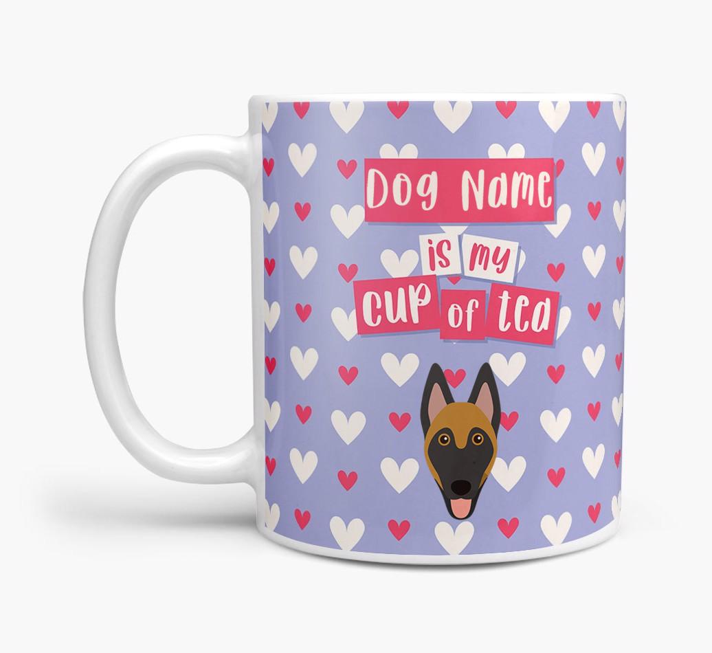 Personalised {breedFullName} '{dogsName} is my Cup of Tea' Mug