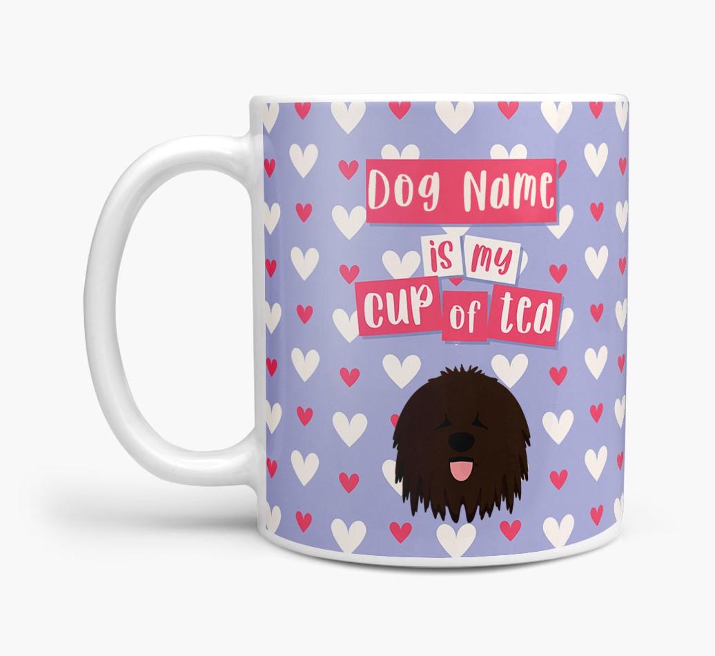 Personalised {breedFullName} '{dogsName} is my Cup of Tea' Mug