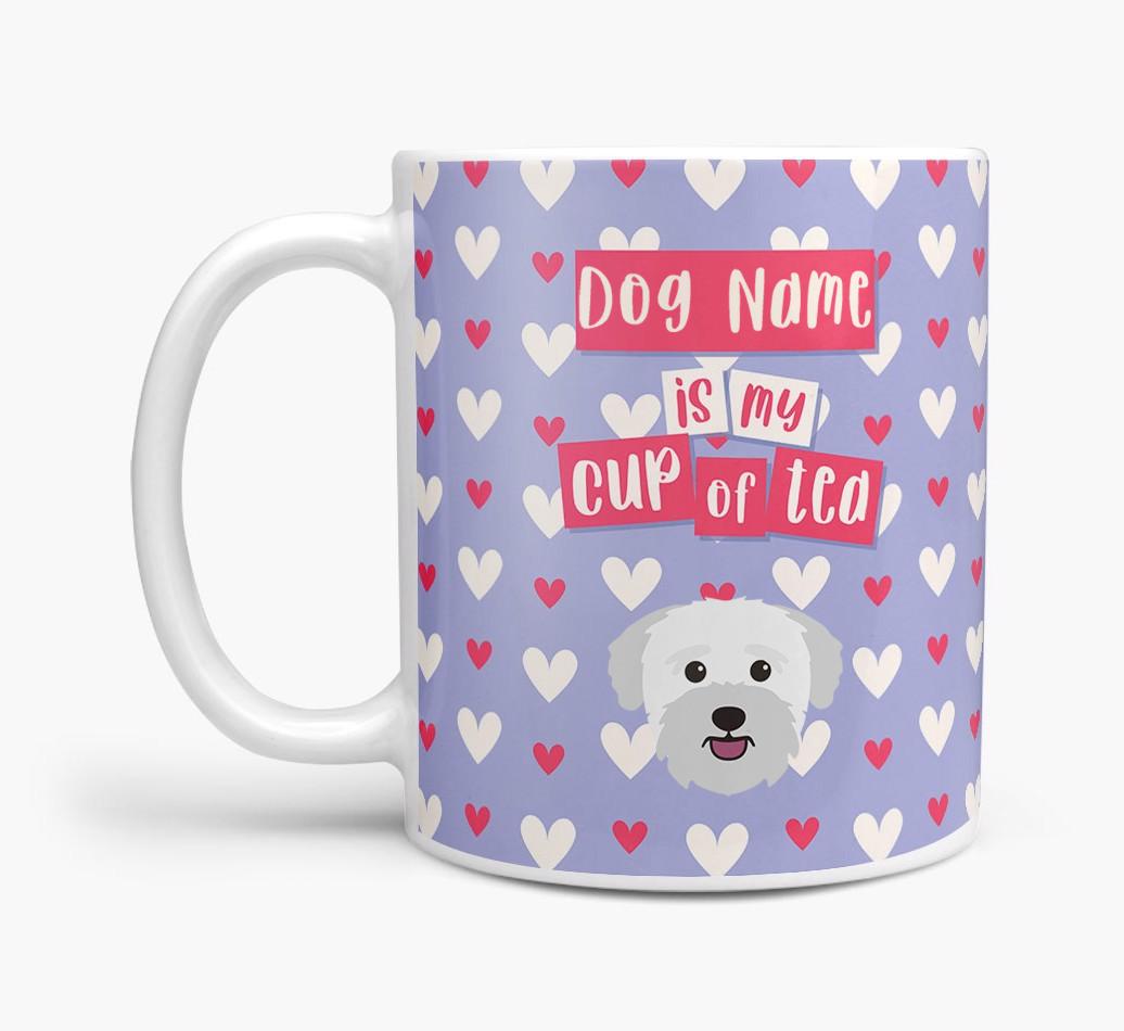 Personalised {breedFullName} '{dogsName} is my Cup of Tea' Mug
