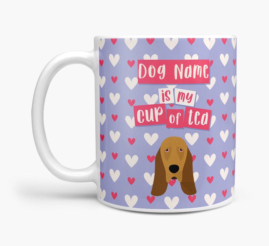 Personalised {breedFullName} '{dogsName} is my Cup of Tea' Mug
