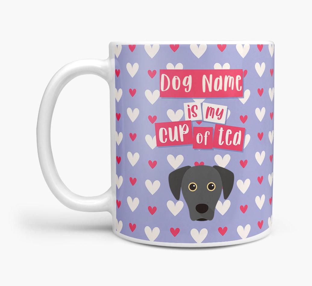 Personalised {breedFullName} '{dogsName} is my Cup of Tea' Mug