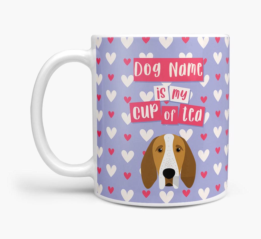Personalised {breedFullName} '{dogsName} is my Cup of Tea' Mug