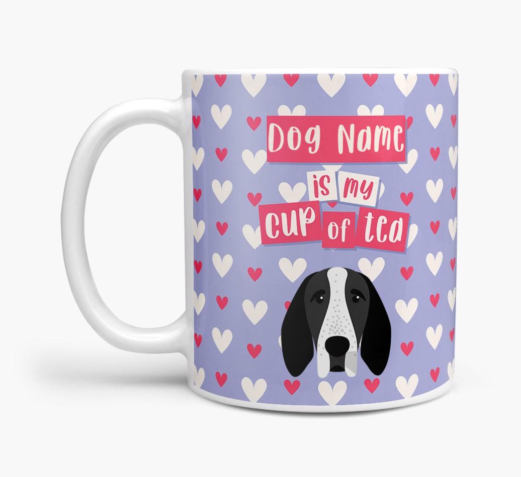 Personalised {breedFullName} '{dogsName} is my Cup of Tea' Mug