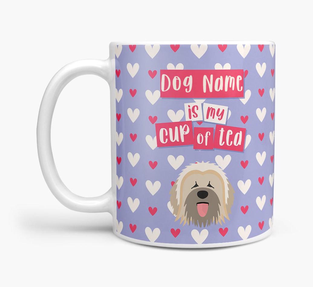 Personalised {breedFullName} '{dogsName} is my Cup of Tea' Mug