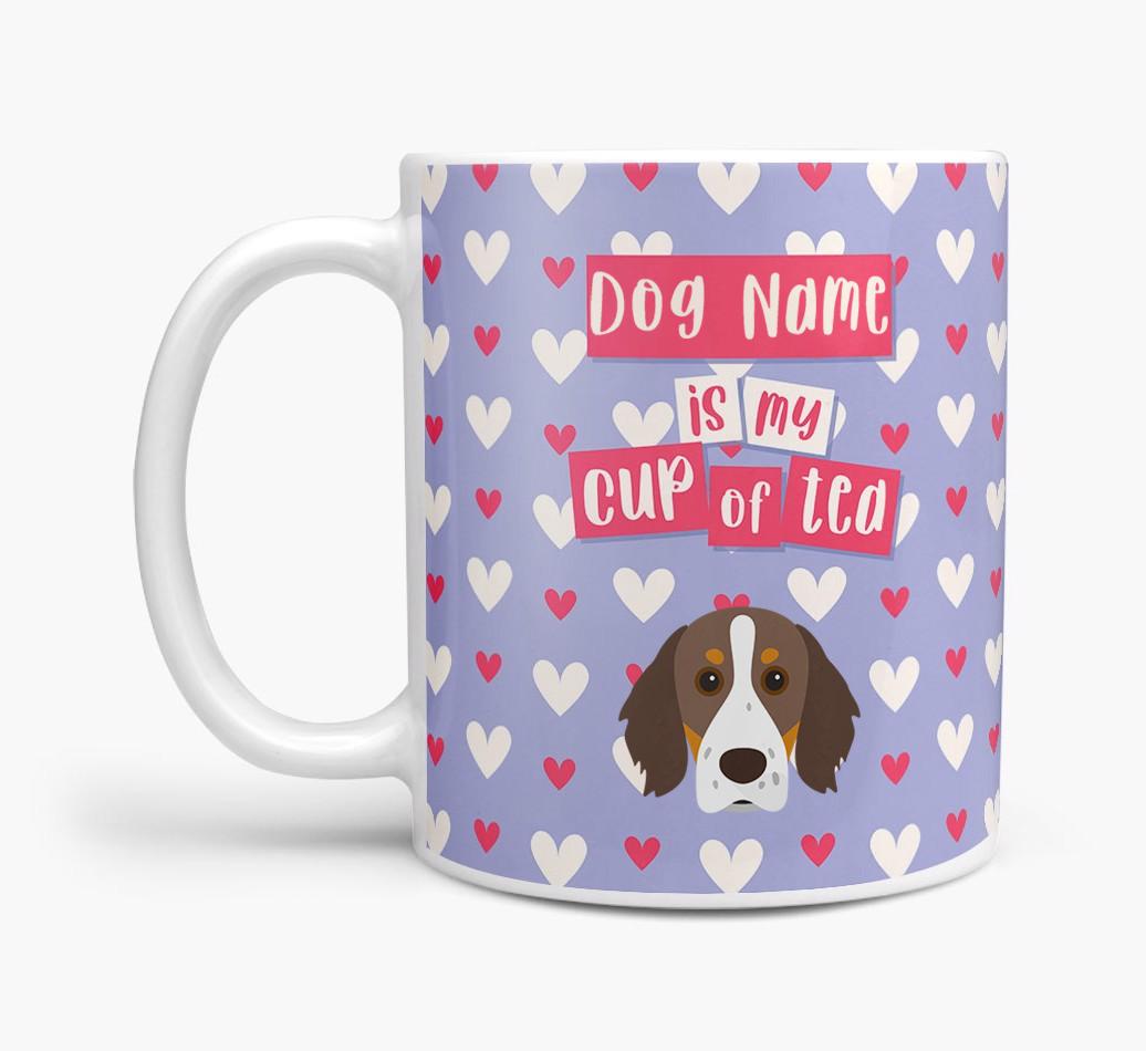 Personalised {breedFullName} '{dogsName} is my Cup of Tea' Mug