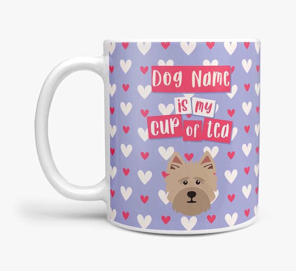Personalised {breedFullName} '{dogsName} is my Cup of Tea' Mug