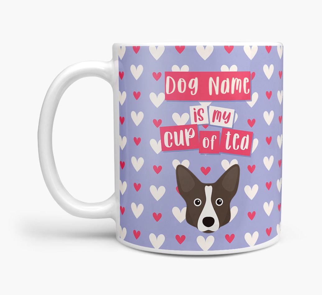 Personalised {breedFullName} '{dogsName} is my Cup of Tea' Mug