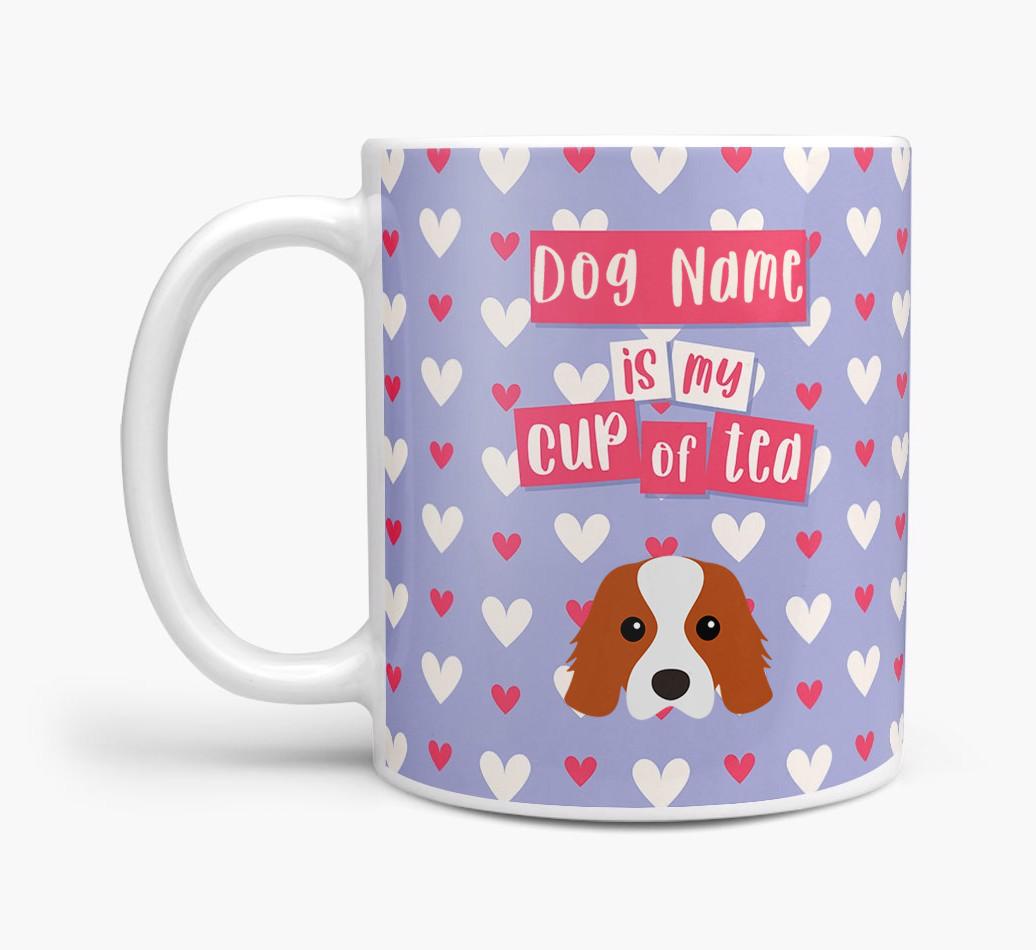 Personalised {breedFullName} '{dogsName} is my Cup of Tea' Mug