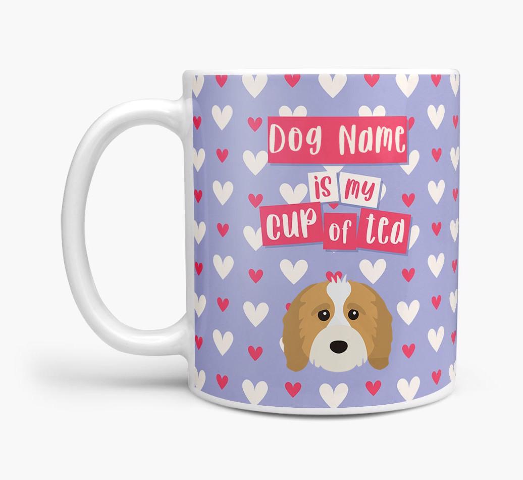 Personalised {breedFullName} '{dogsName} is my Cup of Tea' Mug