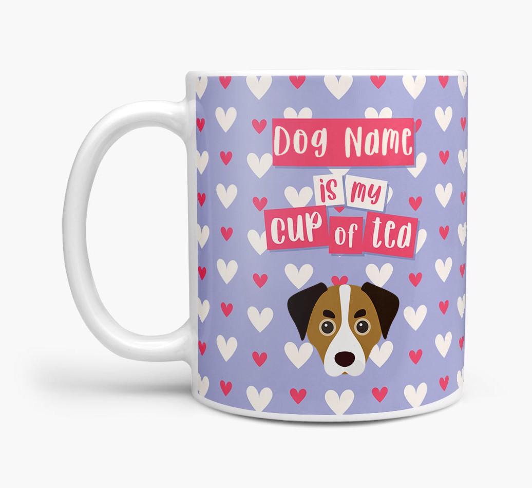 Personalised {breedFullName} '{dogsName} is my Cup of Tea' Mug