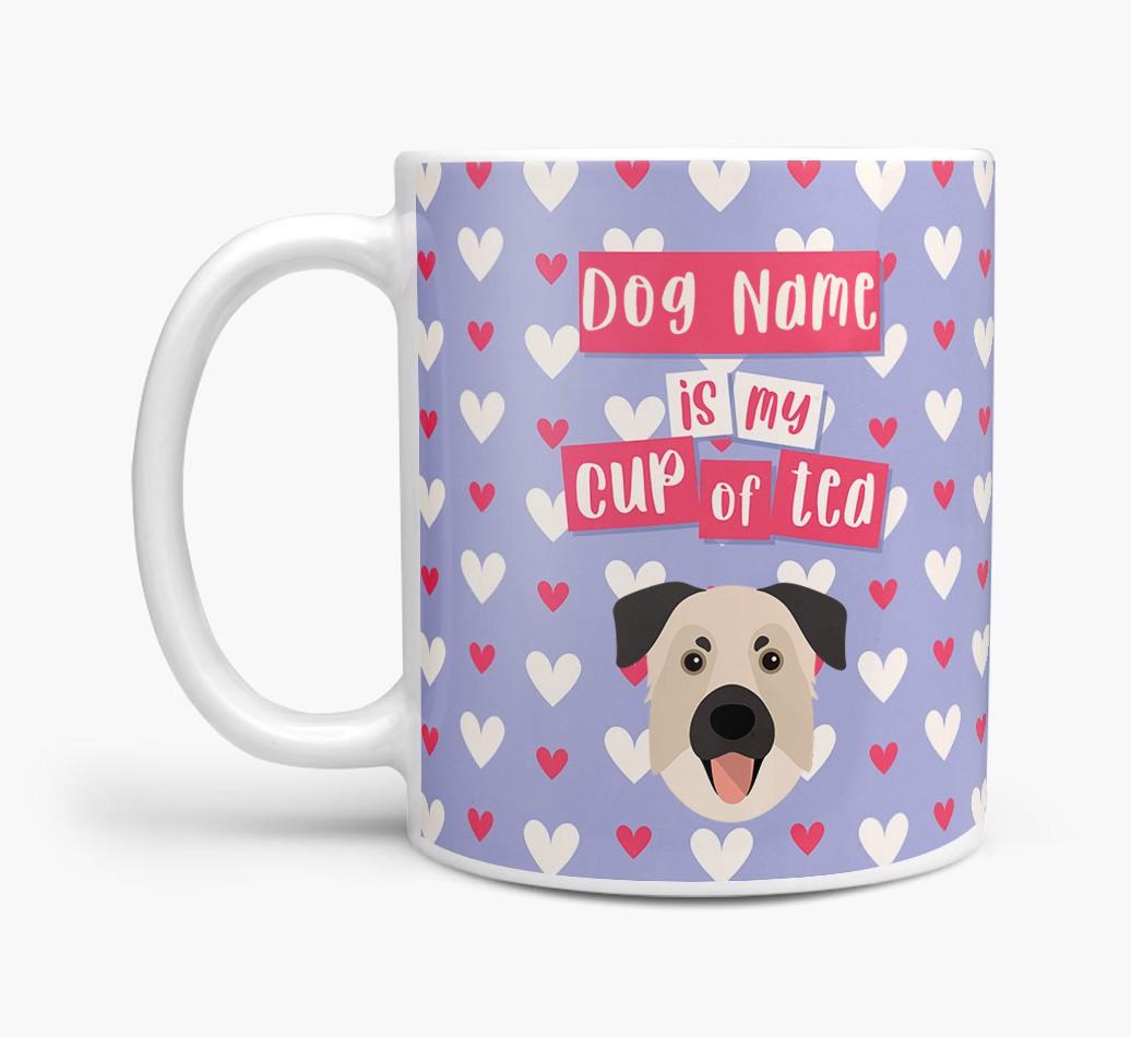 Personalised {breedFullName} '{dogsName} is my Cup of Tea' Mug