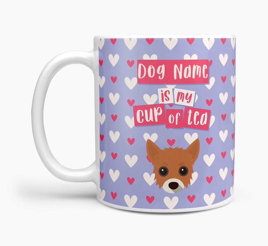 Personalised {breedFullName} '{dogsName} is my Cup of Tea' Mug