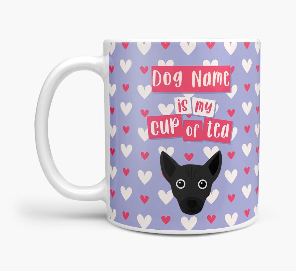 Personalised {breedFullName} '{dogsName} is my Cup of Tea' Mug