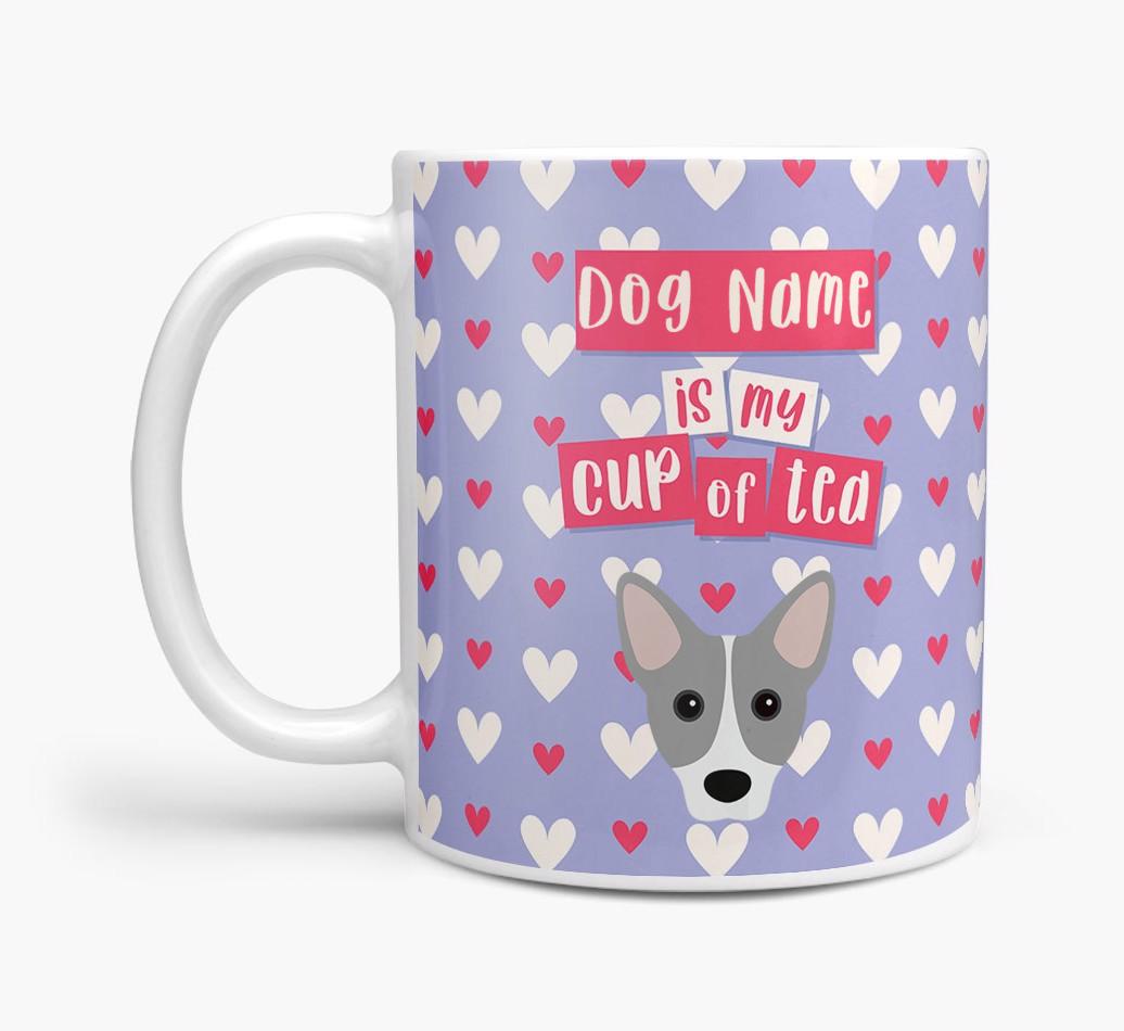 Personalised {breedFullName} '{dogsName} is my Cup of Tea' Mug