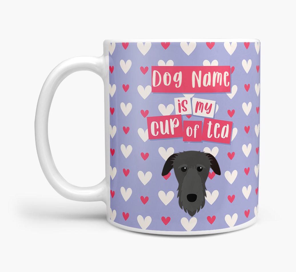 Personalised {breedFullName} '{dogsName} is my Cup of Tea' Mug