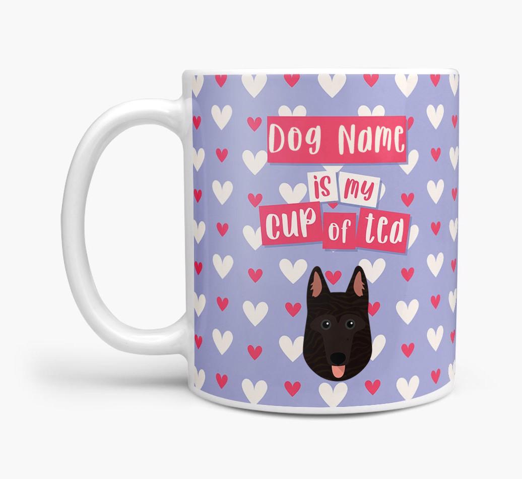 Personalised {breedFullName} '{dogsName} is my Cup of Tea' Mug