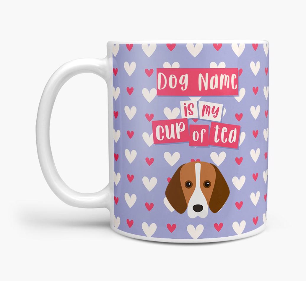 Personalised {breedFullName} '{dogsName} is my Cup of Tea' Mug