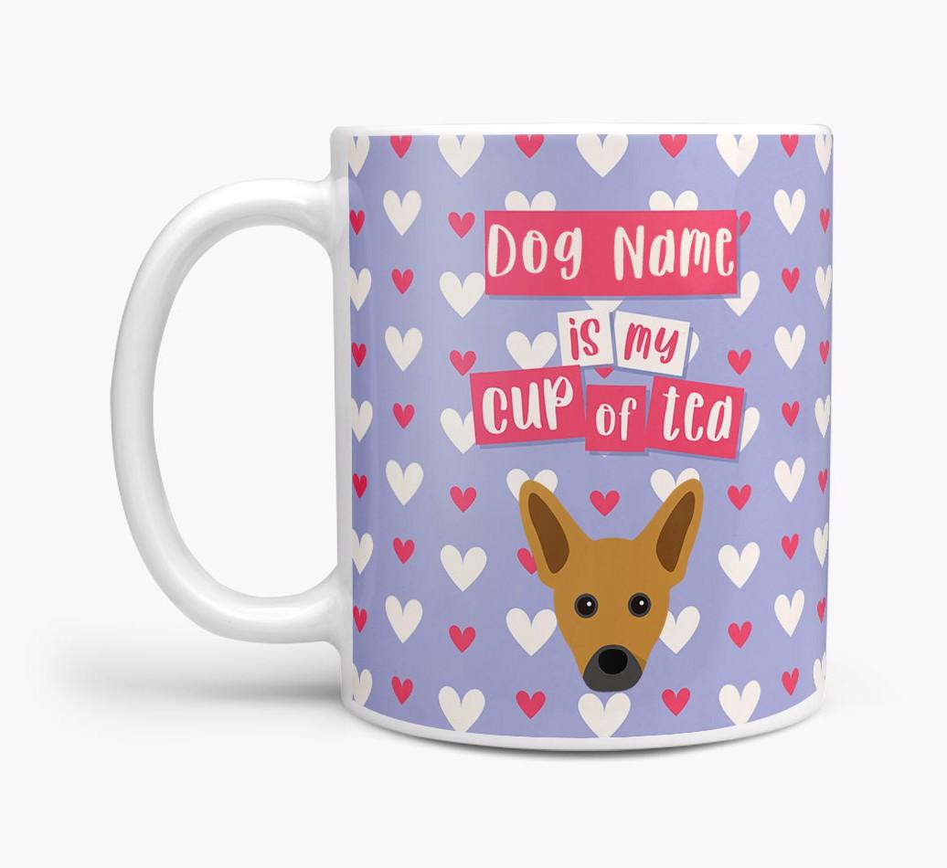 Personalised {breedFullName} '{dogsName} is my Cup of Tea' Mug