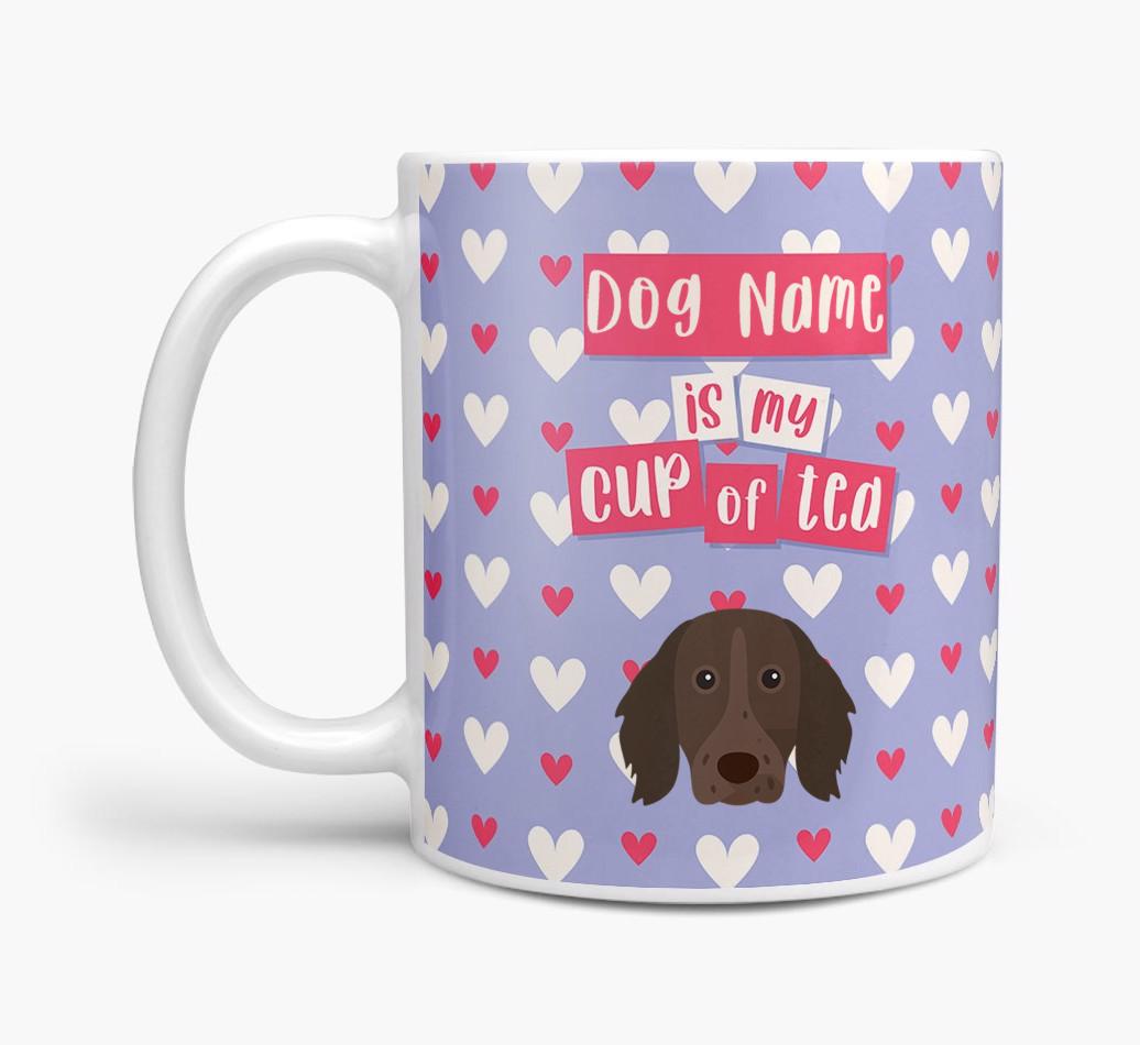 Personalised {breedFullName} '{dogsName} is my Cup of Tea' Mug