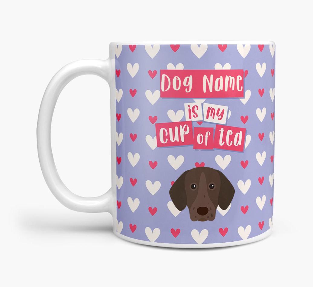 Personalised {breedFullName} '{dogsName} is my Cup of Tea' Mug