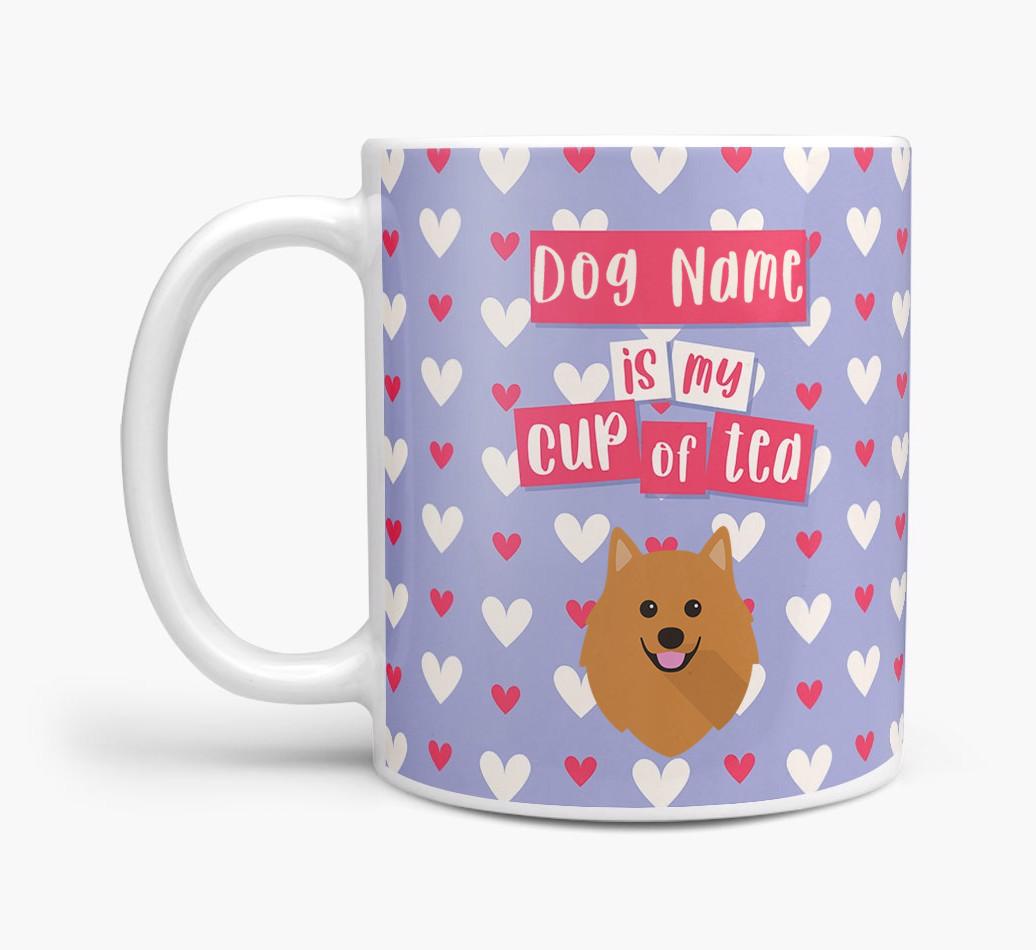 Personalised {breedFullName} '{dogsName} is my Cup of Tea' Mug