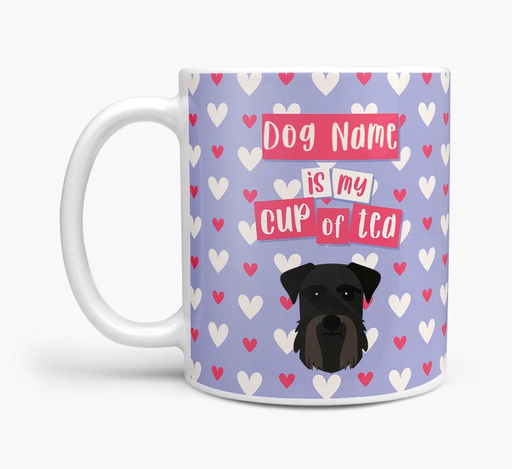 Personalised {breedFullName} '{dogsName} is my Cup of Tea' Mug
