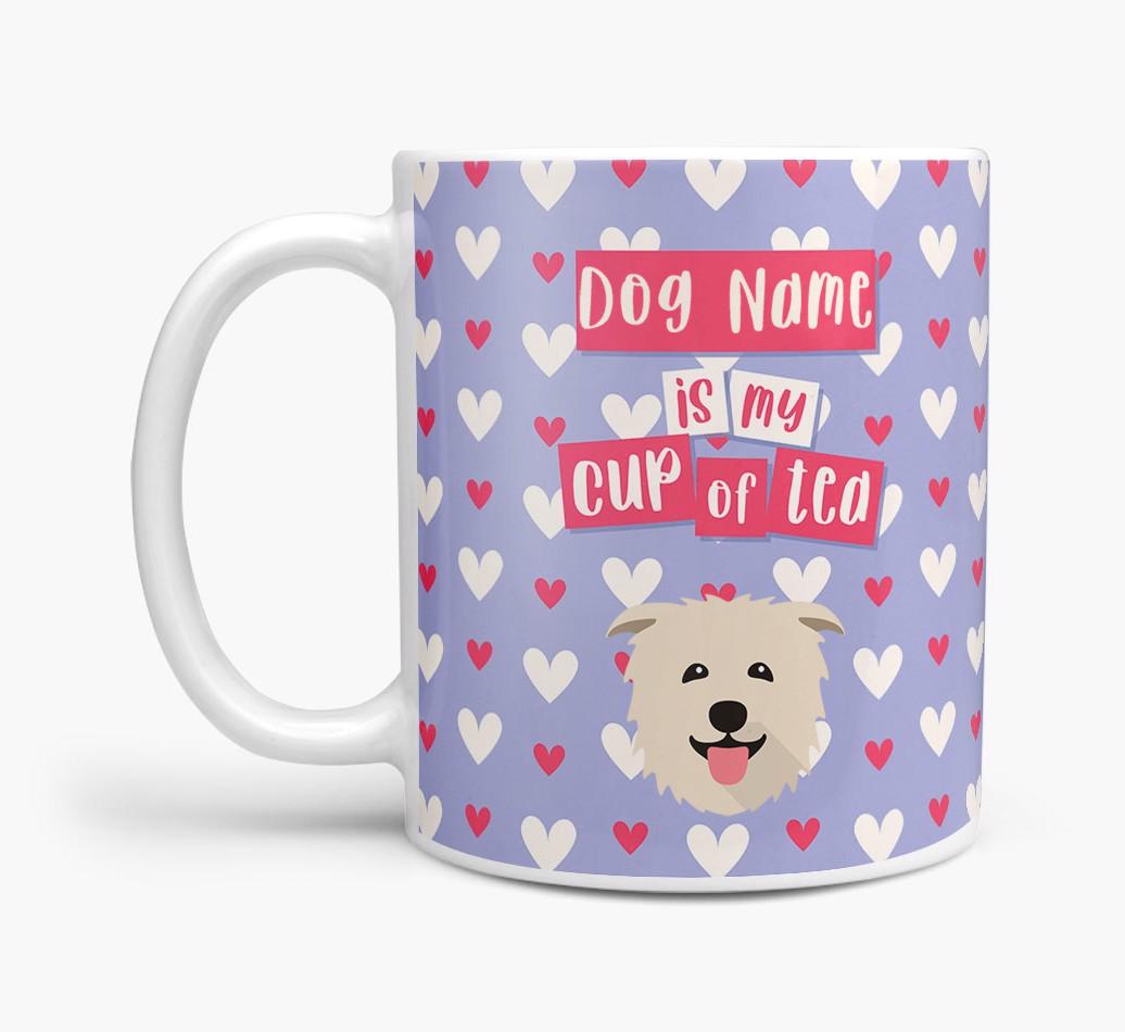 Personalised {breedFullName} '{dogsName} is my Cup of Tea' Mug