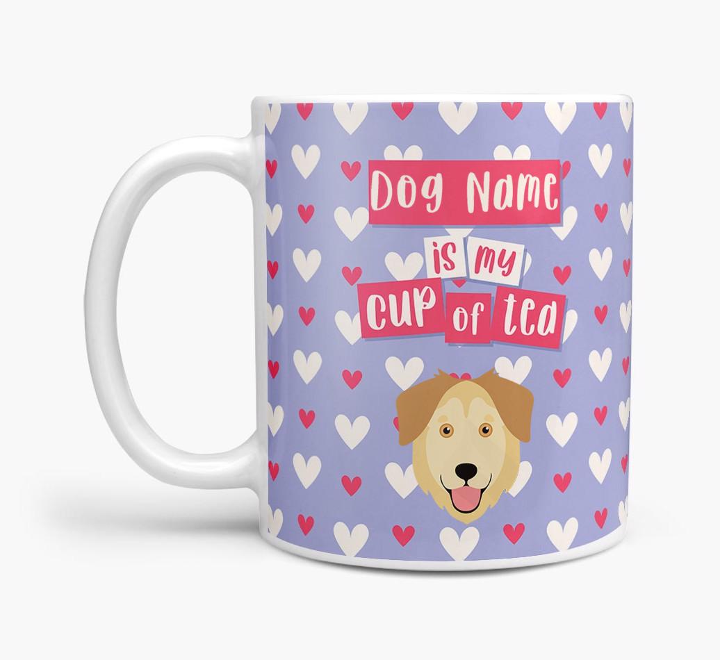 Personalised {breedFullName} '{dogsName} is my Cup of Tea' Mug