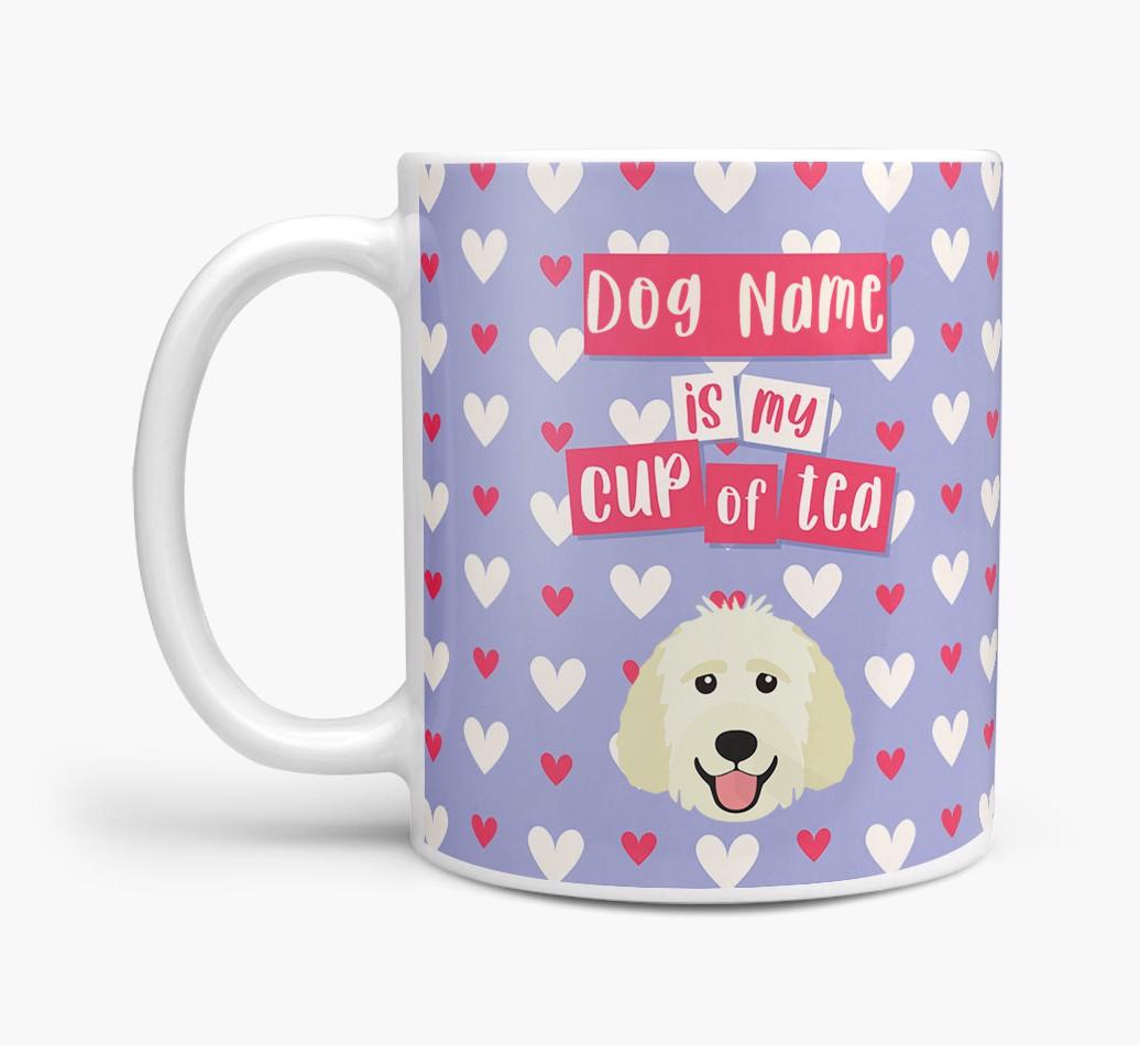 Personalised {breedFullName} '{dogsName} is my Cup of Tea' Mug