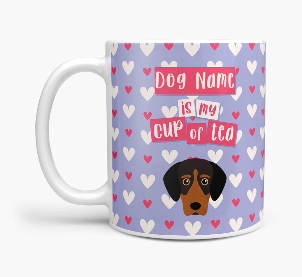 Personalised {breedFullName} '{dogsName} is my Cup of Tea' Mug