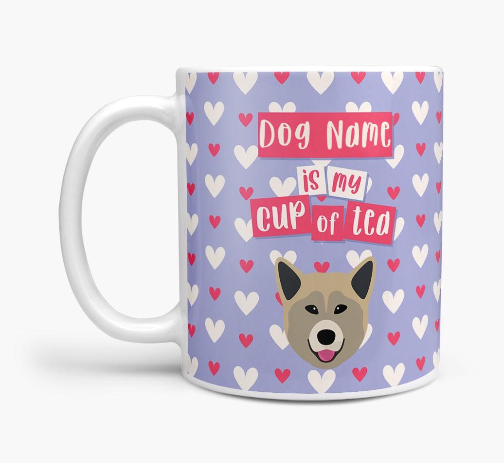 Personalised {breedFullName} '{dogsName} is my Cup of Tea' Mug