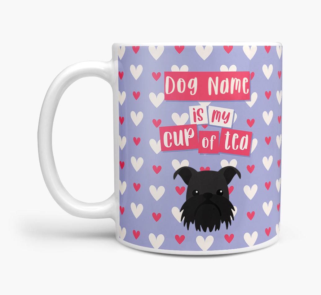Personalised {breedFullName} '{dogsName} is my Cup of Tea' Mug
