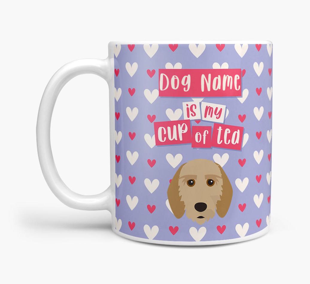Personalised {breedFullName} '{dogsName} is my Cup of Tea' Mug