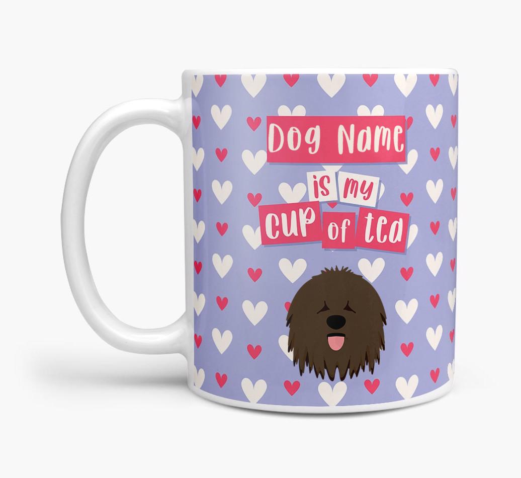 Personalised {breedFullName} '{dogsName} is my Cup of Tea' Mug