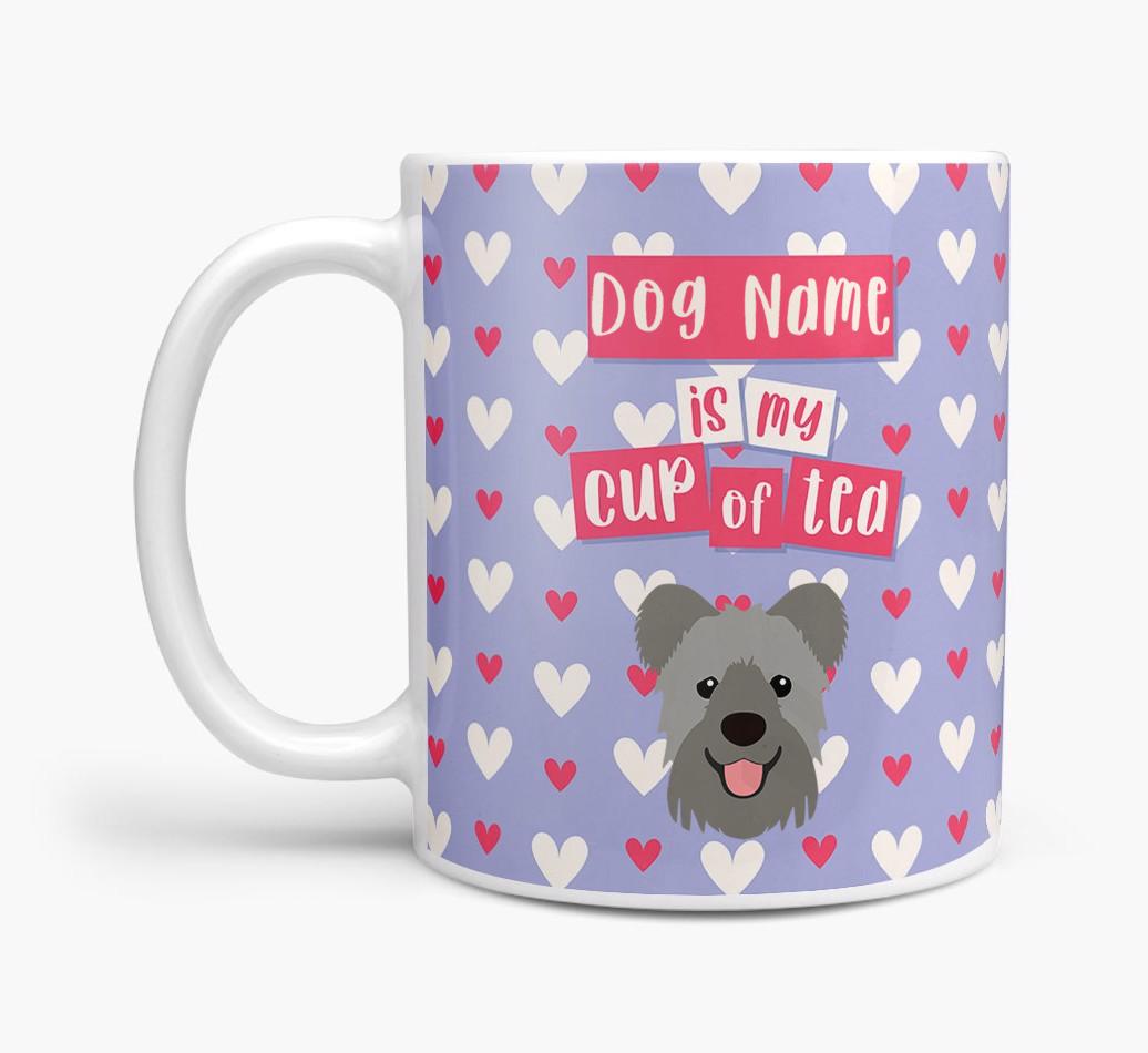 Personalised {breedFullName} '{dogsName} is my Cup of Tea' Mug