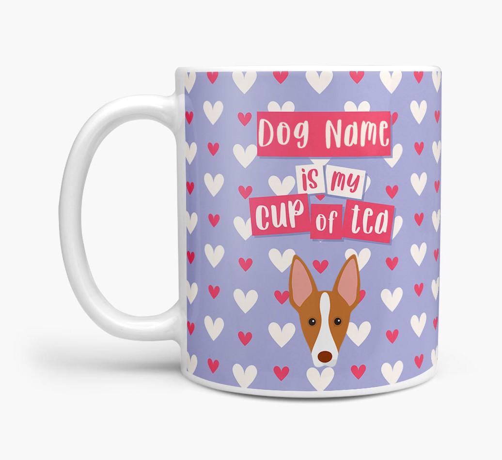 Personalised {breedFullName} '{dogsName} is my Cup of Tea' Mug