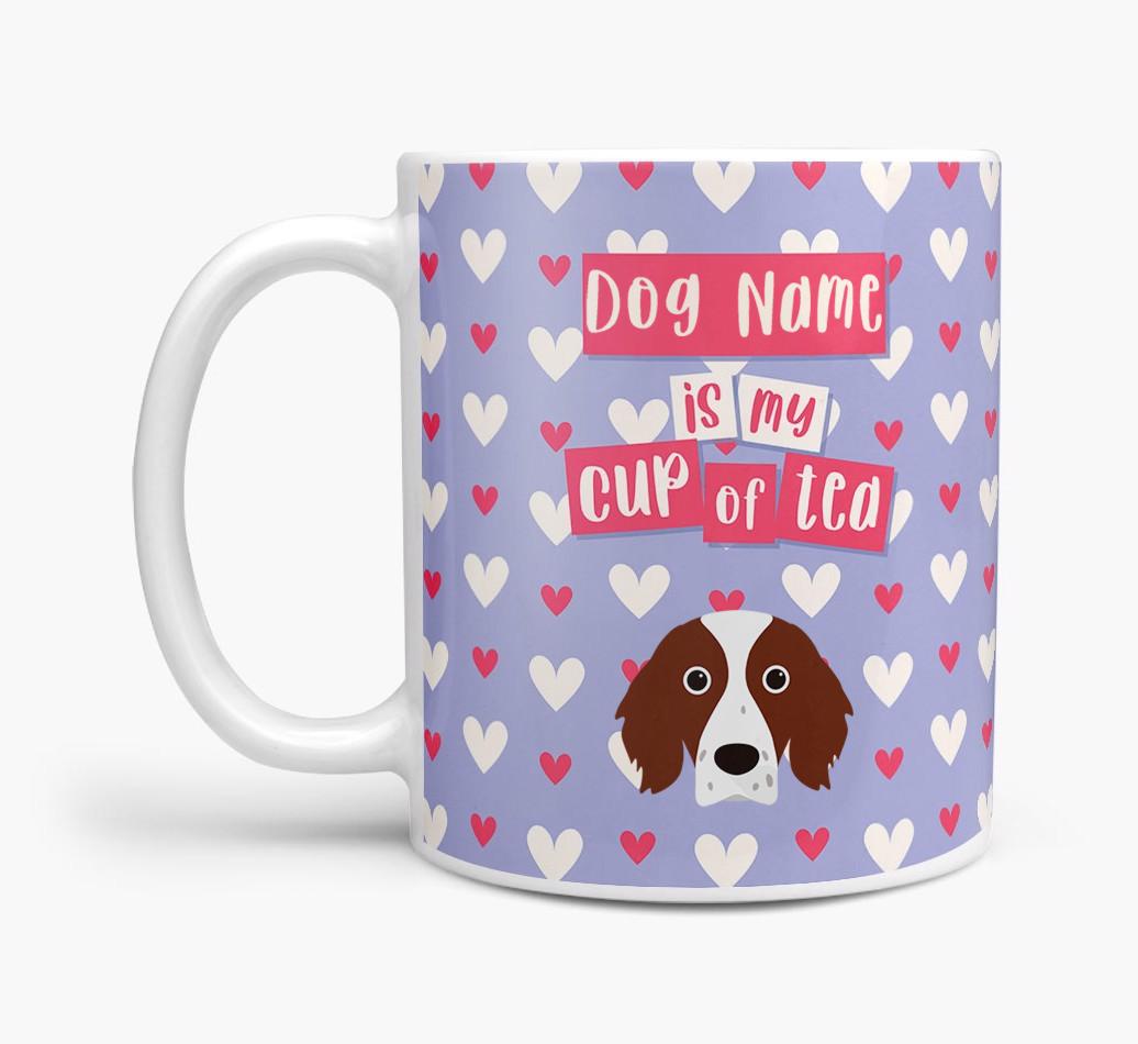 Personalised {breedFullName} '{dogsName} is my Cup of Tea' Mug