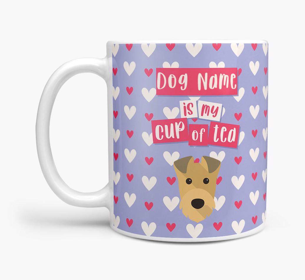 Personalised {breedFullName} '{dogsName} is my Cup of Tea' Mug