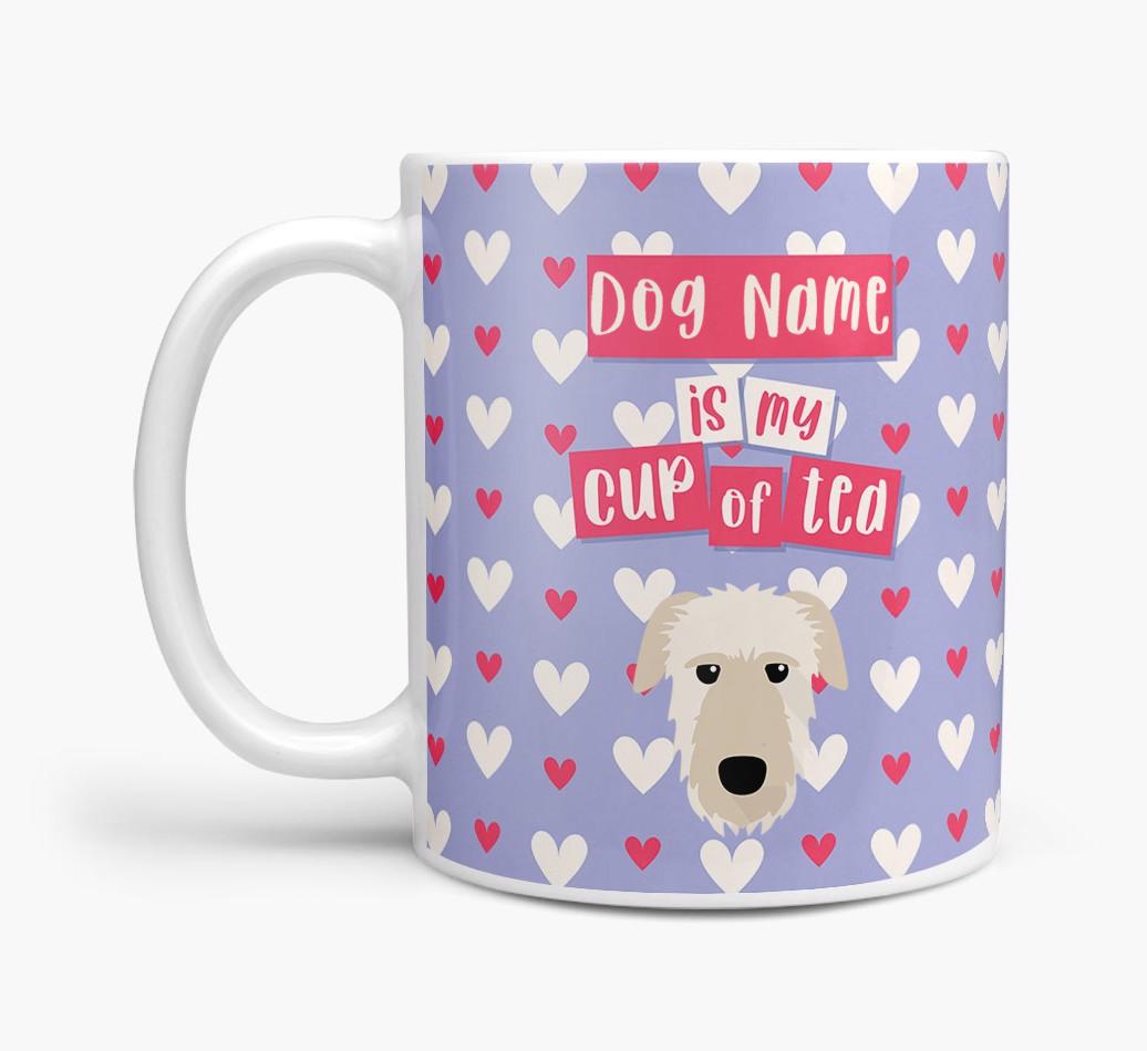 Personalised {breedFullName} '{dogsName} is my Cup of Tea' Mug