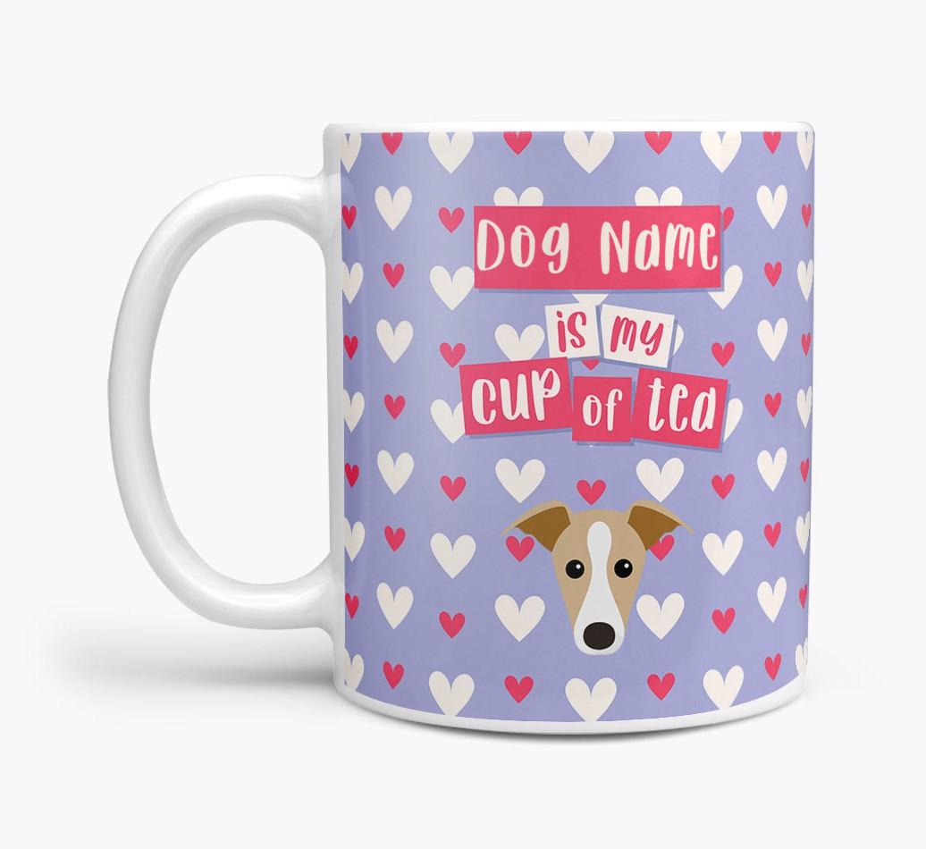 Personalised {breedFullName} '{dogsName} is my Cup of Tea' Mug