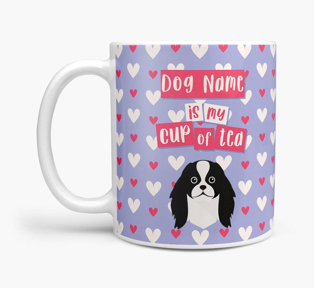 Personalised {breedFullName} '{dogsName} is my Cup of Tea' Mug