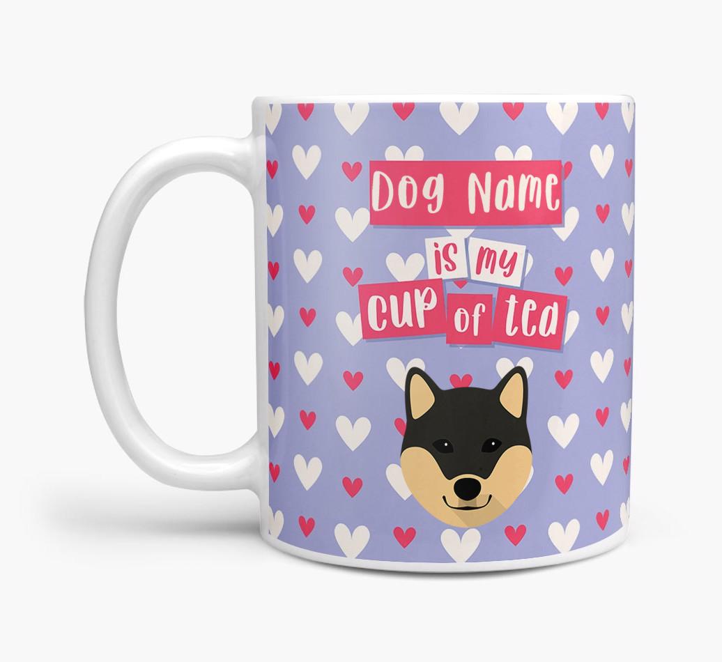 Personalised {breedFullName} '{dogsName} is my Cup of Tea' Mug