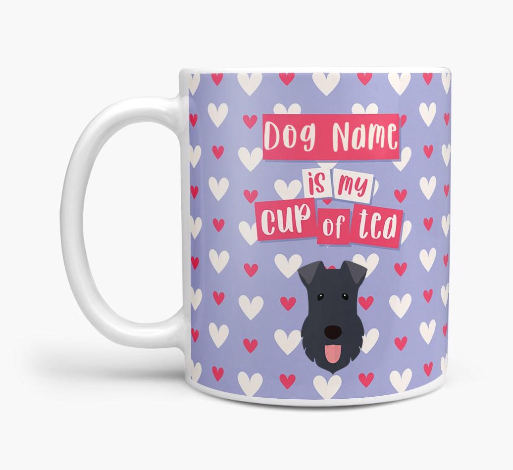 Personalised {breedFullName} '{dogsName} is my Cup of Tea' Mug