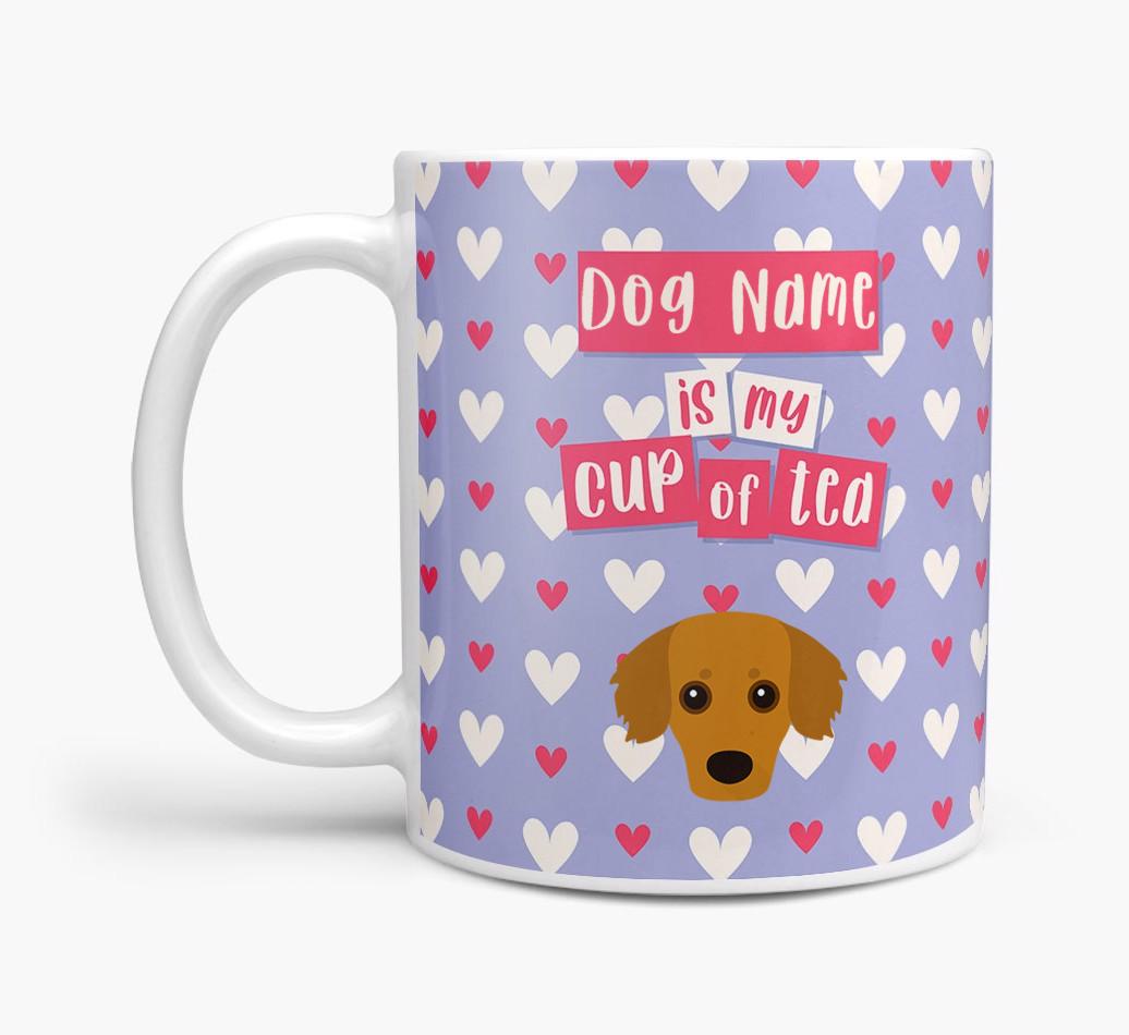 Personalised {breedFullName} '{dogsName} is my Cup of Tea' Mug