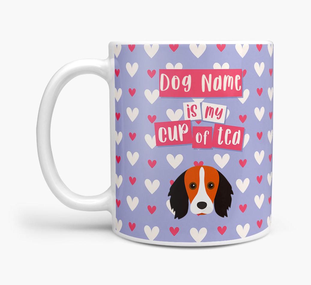 Personalised {breedFullName} '{dogsName} is my Cup of Tea' Mug